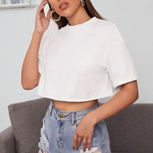 White Crop Top